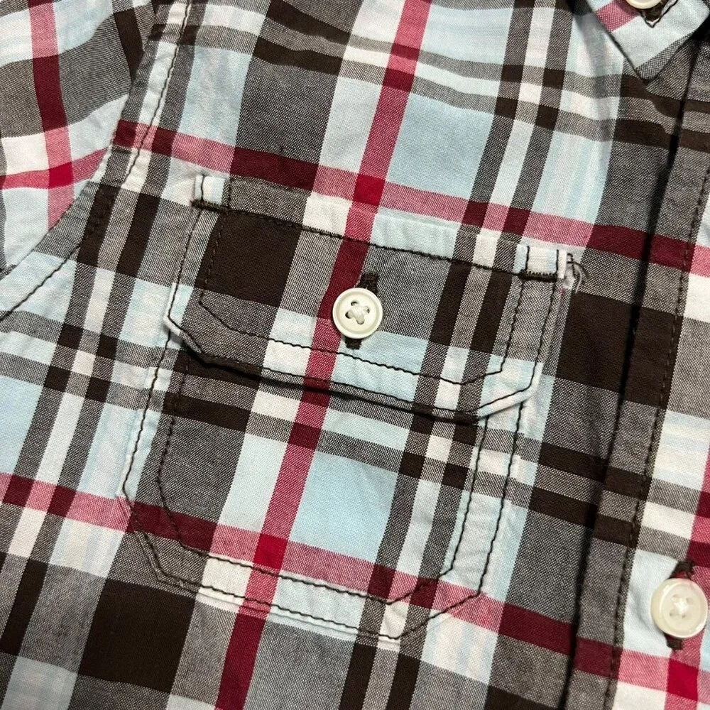 Gymboree 12-18m Plaid Button Down Shirt